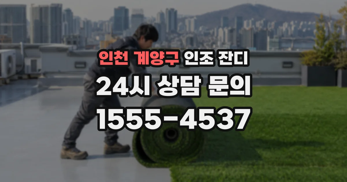 인천 계양구 인조 잔디