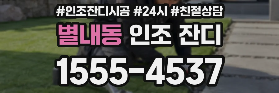 별내동 인조 잔디