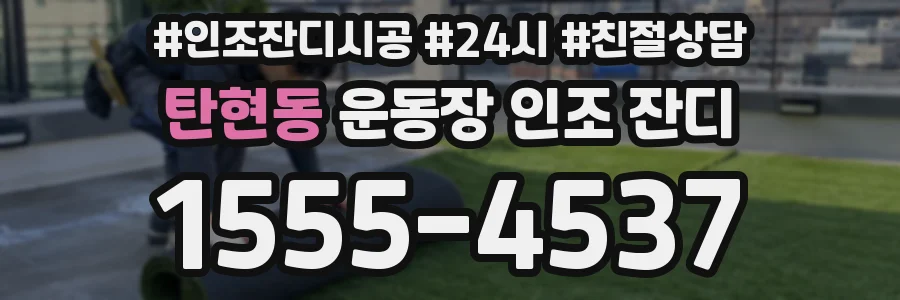 탄현동 운동장 인조 잔디