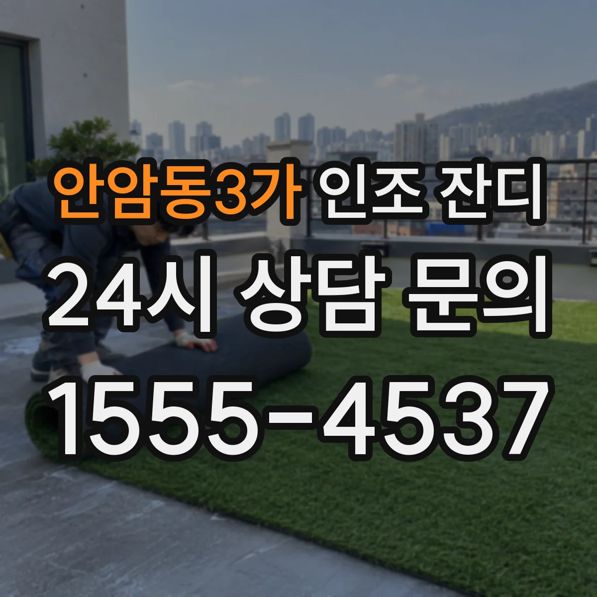 안암동3가 인조 잔디