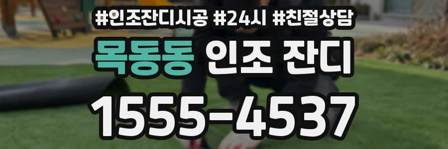 목동동 인조 잔디