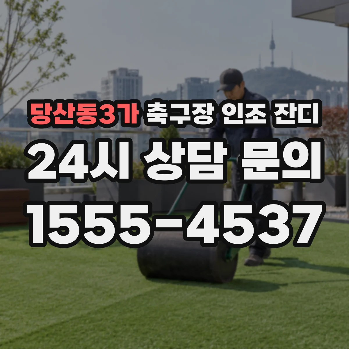 당산동3가 축구장 인조 잔디