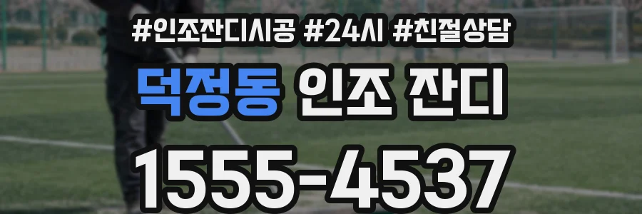 덕정동 인조 잔디