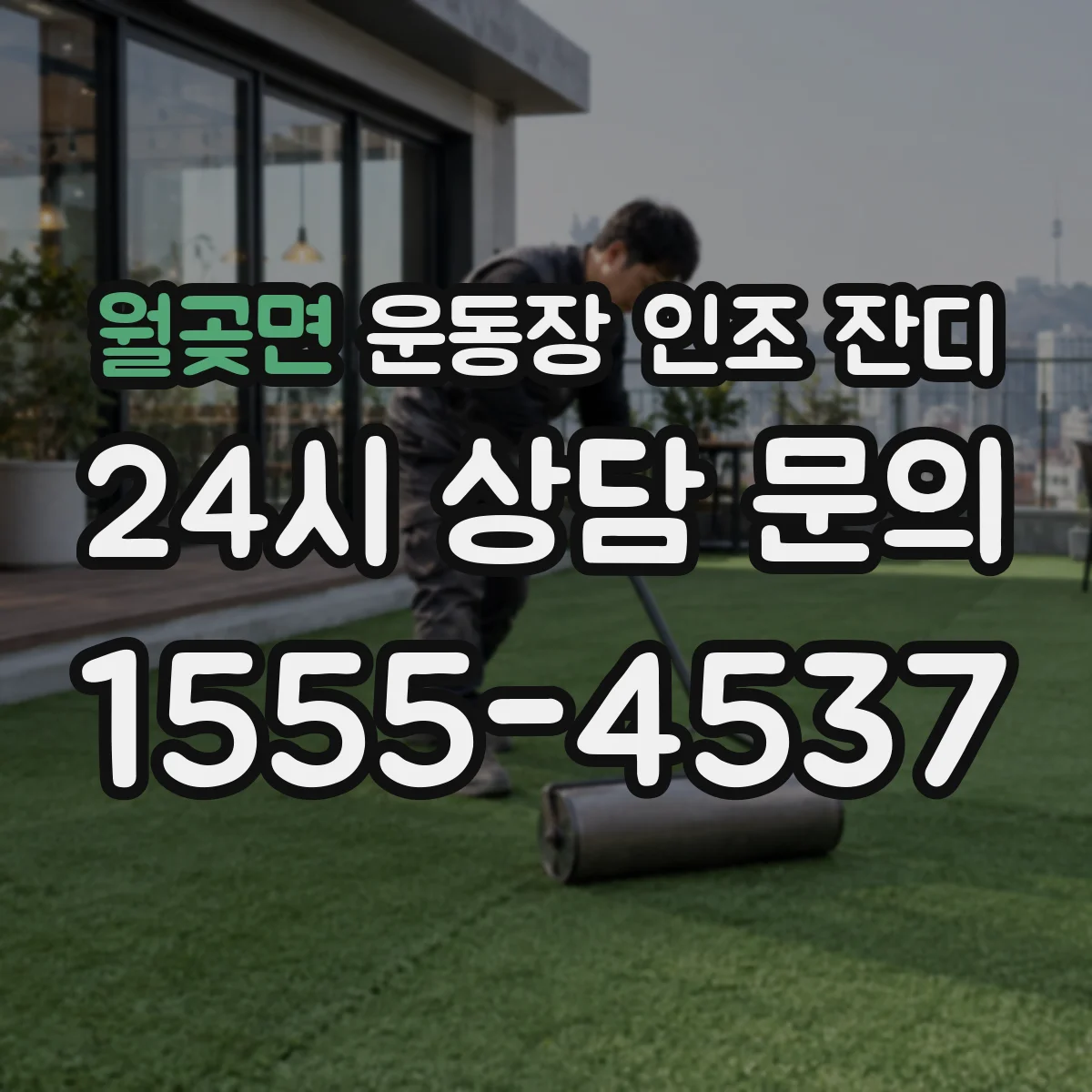 월곶면 운동장 인조 잔디