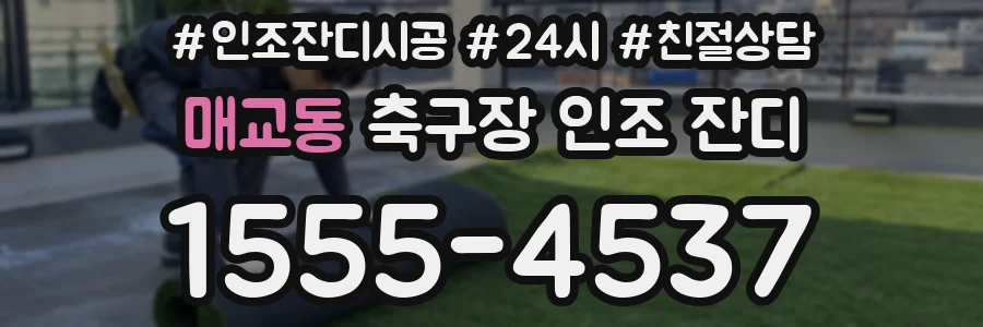 매교동 축구장 인조 잔디