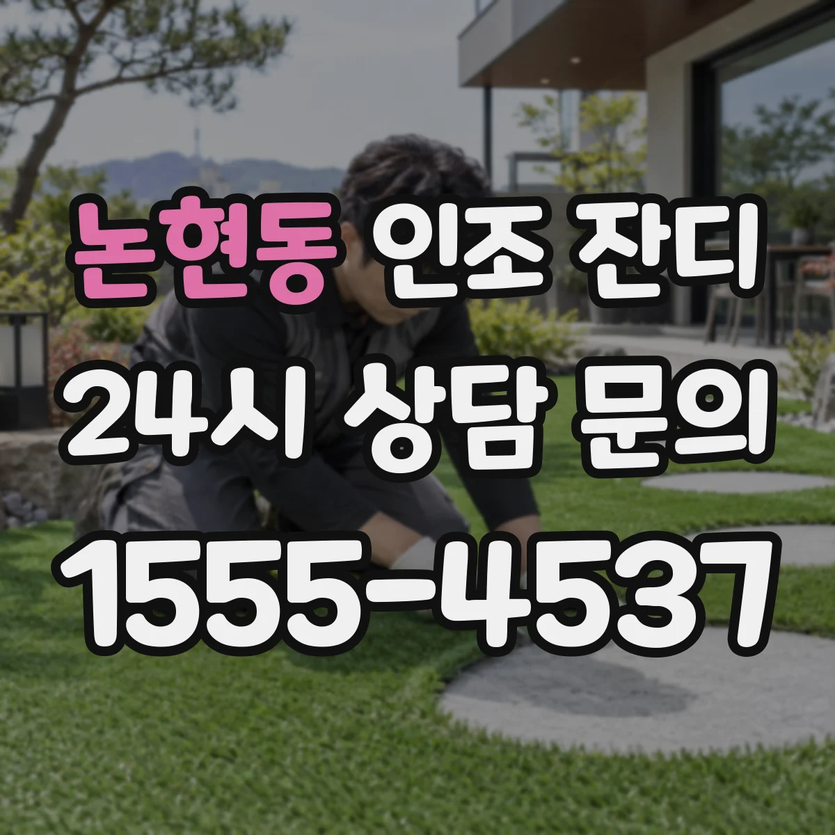논현동 인조 잔디