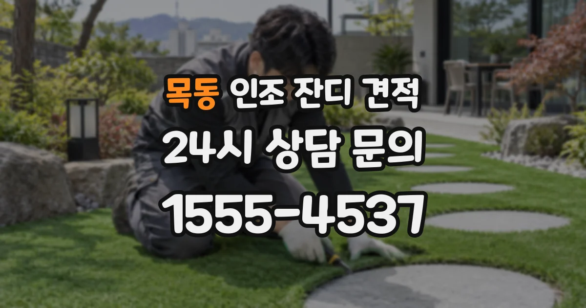 목동 인조 잔디 견적