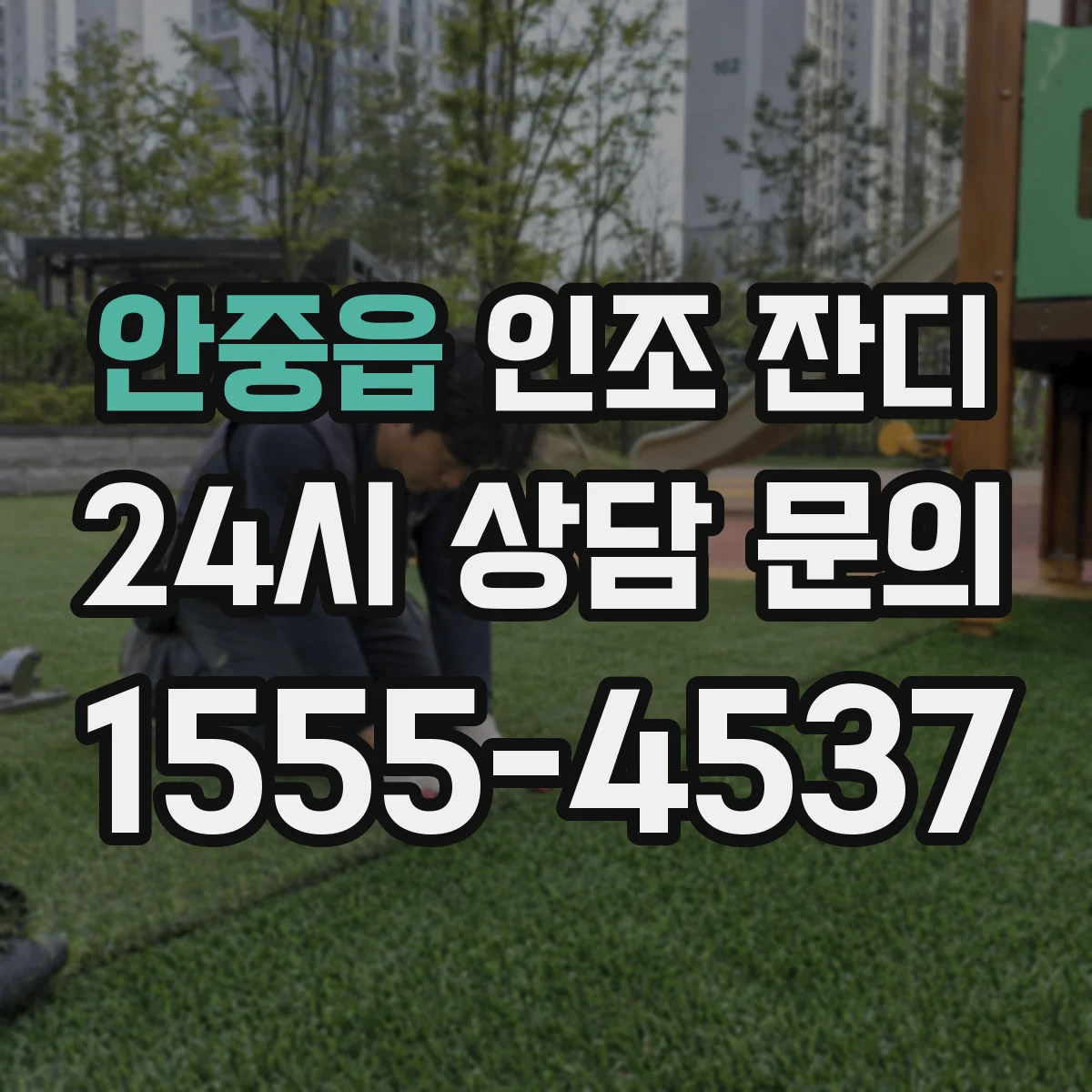 안중읍 인조 잔디