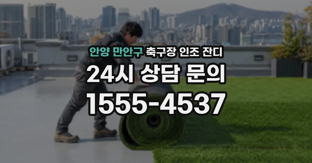 안양 만안구 축구장 인조 잔디