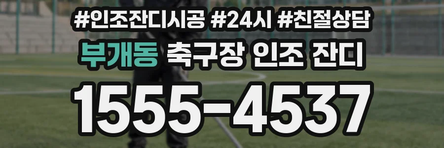부개동 축구장 인조 잔디