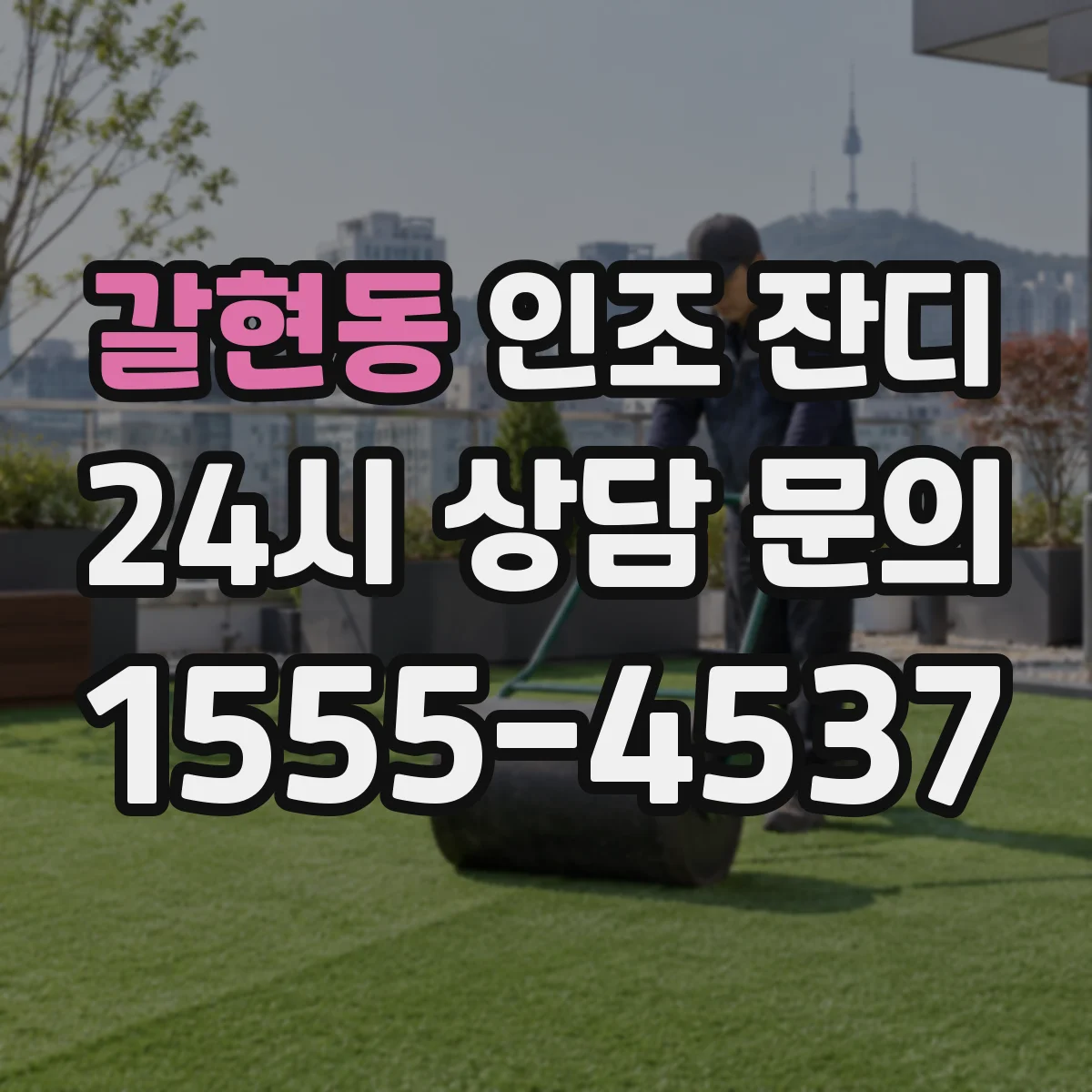 갈현동 인조 잔디