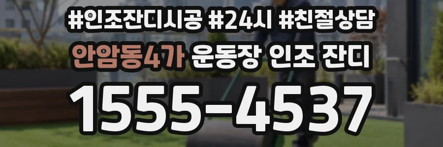 안암동4가 운동장 인조 잔디