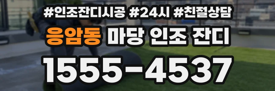 응암동 마당 인조 잔디