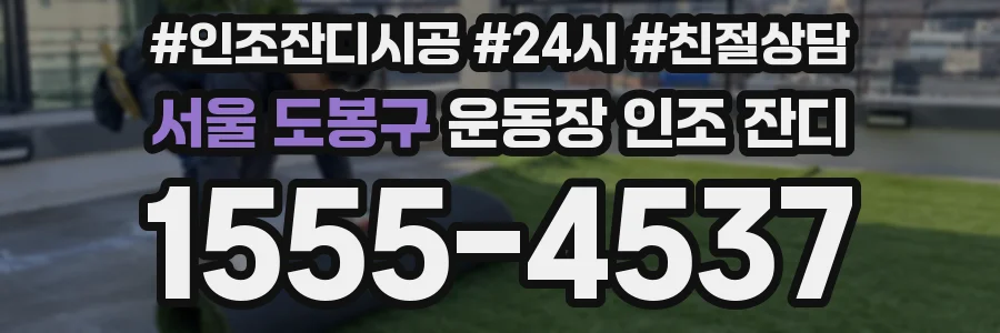 서울 도봉구 운동장 인조 잔디