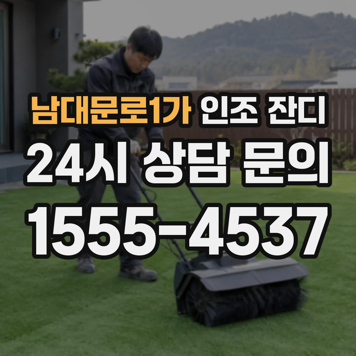 남대문로1가 인조 잔디