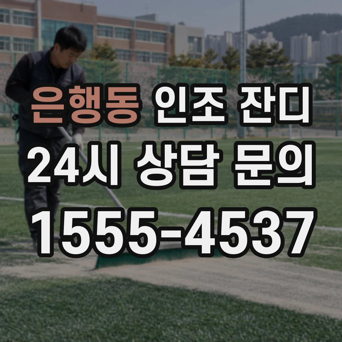 은행동 인조 잔디