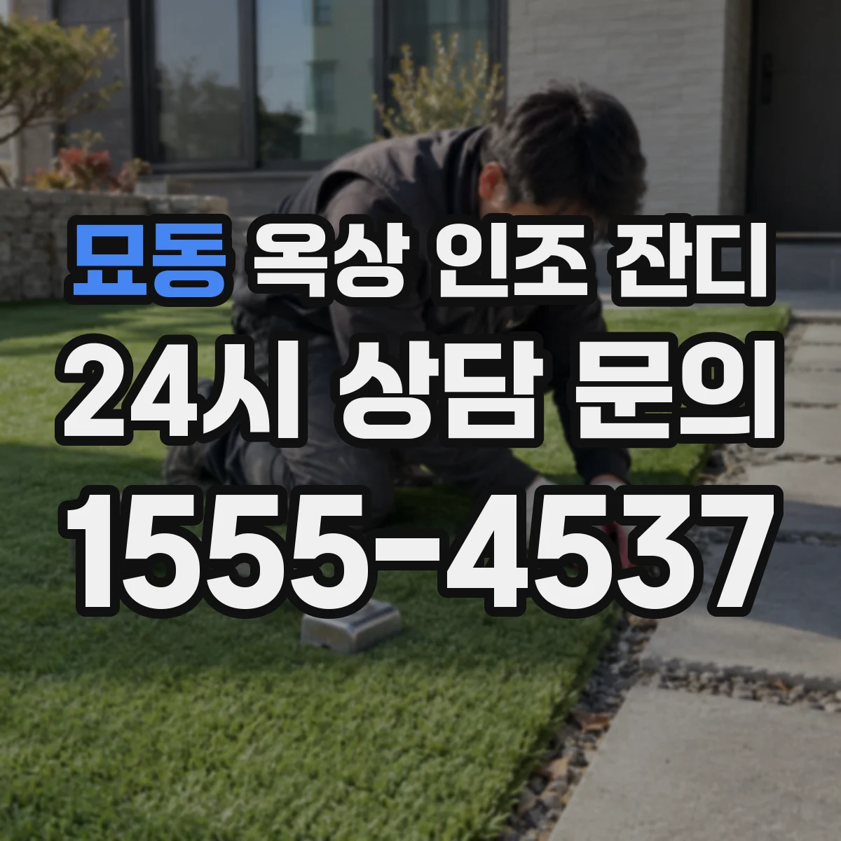 묘동 옥상 인조 잔디