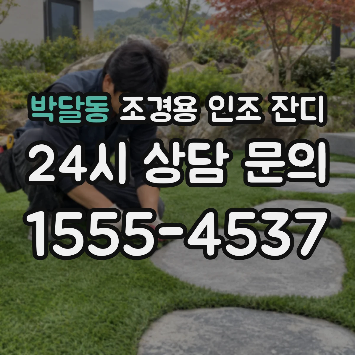 박달동 조경용 인조 잔디
