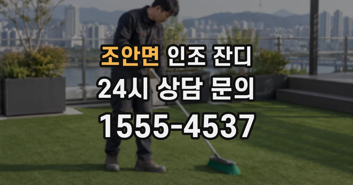 조안면 인조 잔디
