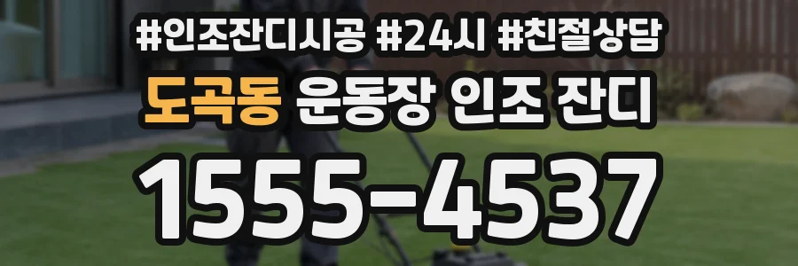 도곡동 운동장 인조 잔디
