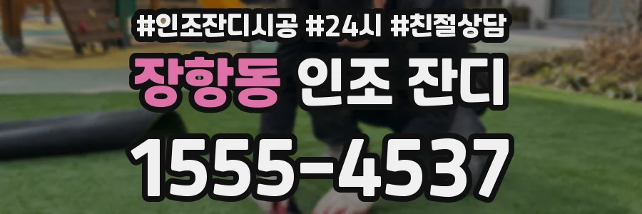 장항동 인조 잔디