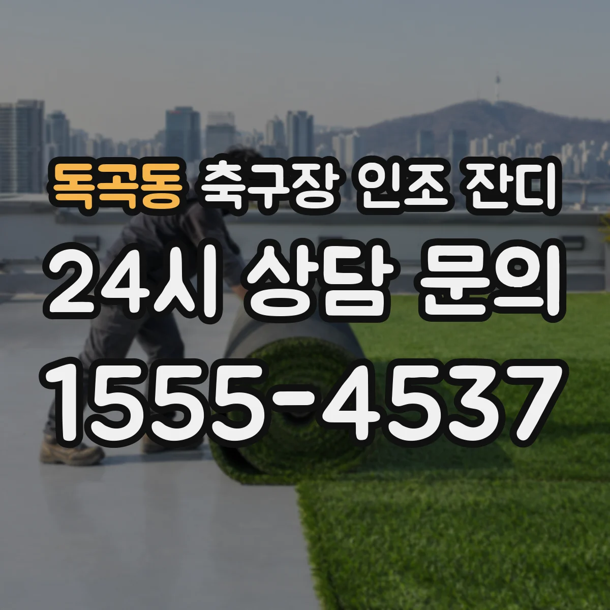 독곡동 축구장 인조 잔디
