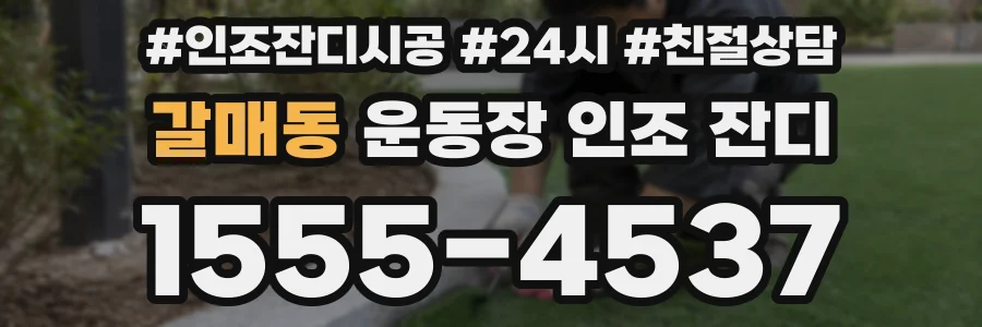 갈매동 운동장 인조 잔디