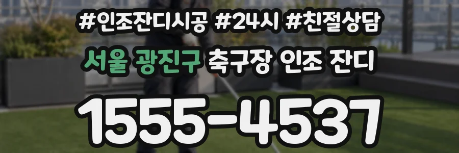 서울 광진구 축구장 인조 잔디