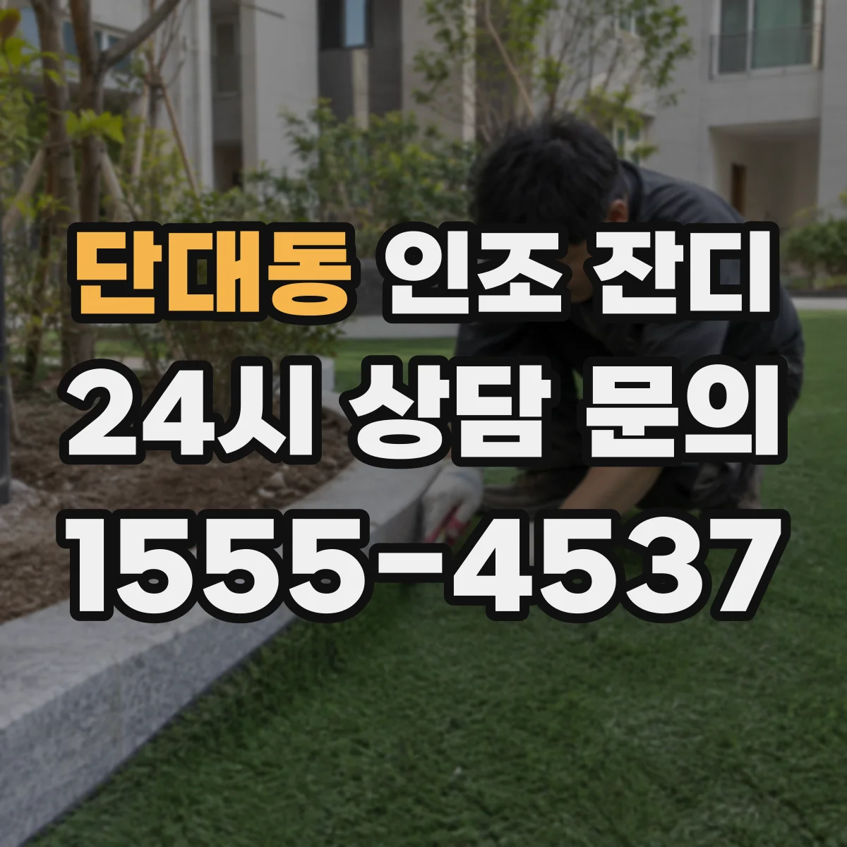 단대동 인조 잔디