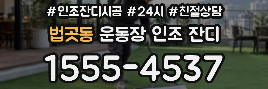 법곳동 운동장 인조 잔디