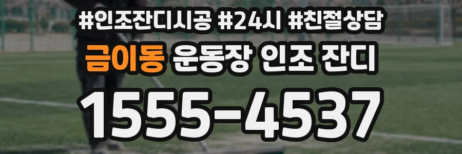 금이동 운동장 인조 잔디