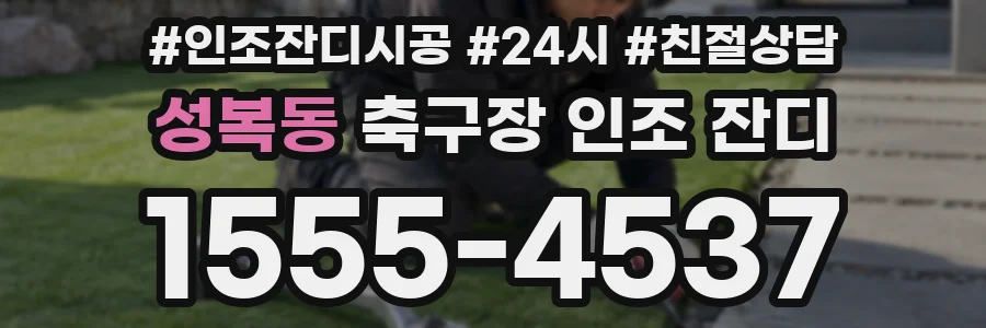 성복동 축구장 인조 잔디