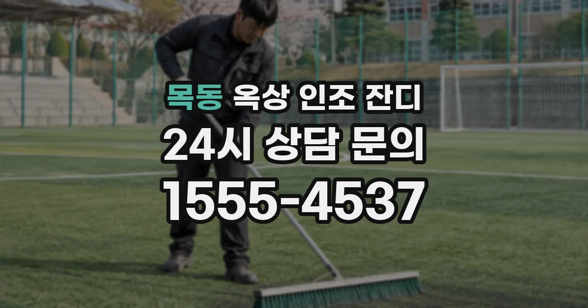 목동 옥상 인조 잔디
