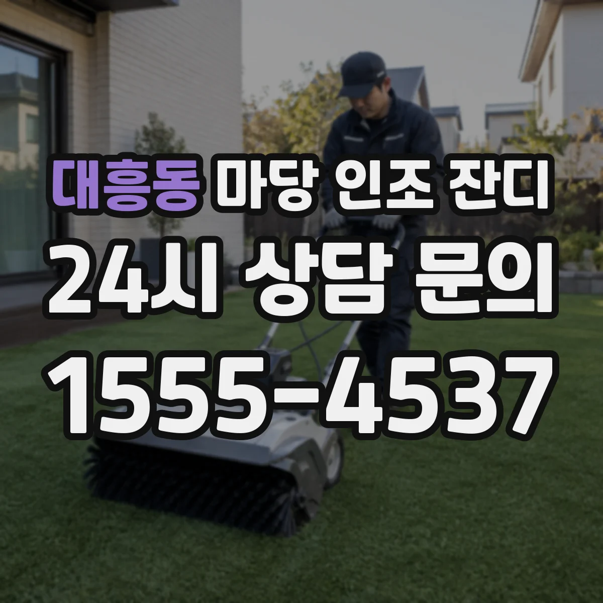 대흥동 마당 인조 잔디