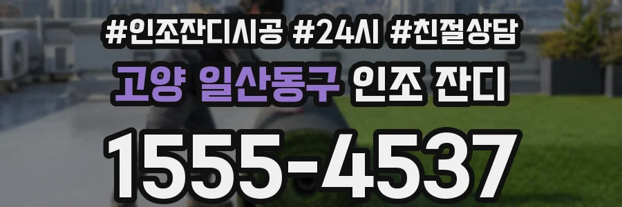 고양 일산동구 인조 잔디