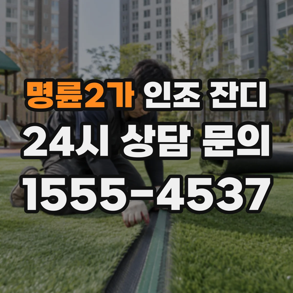 명륜2가 인조 잔디