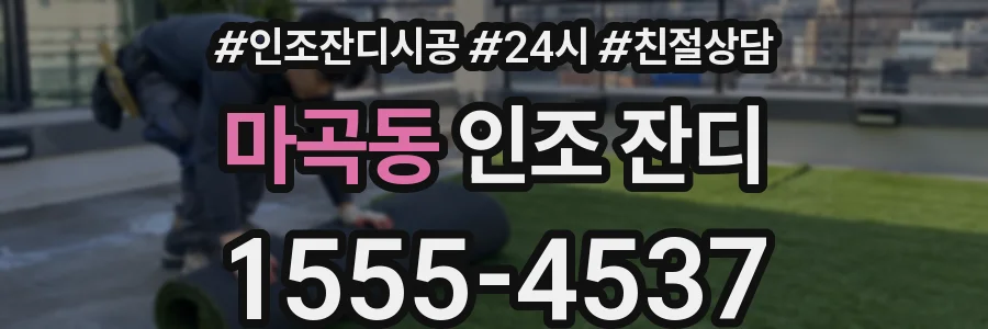 마곡동 인조 잔디