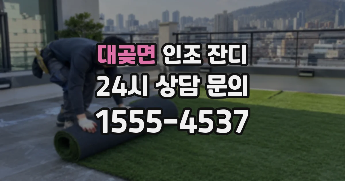 대곶면 인조 잔디