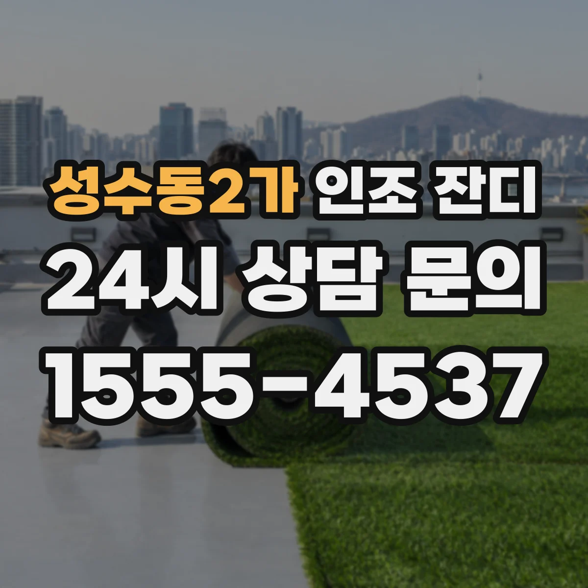 성수동2가 인조 잔디