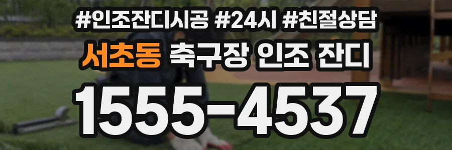 서초동 축구장 인조 잔디