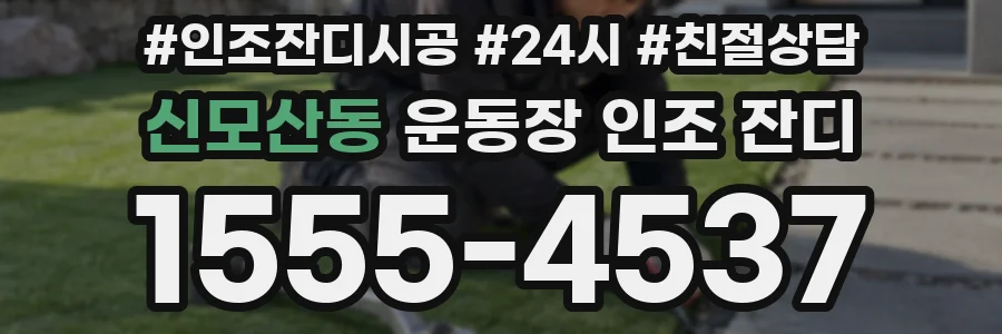 신모산동 운동장 인조 잔디
