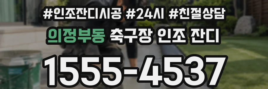의정부동 축구장 인조 잔디