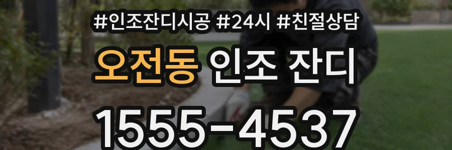 오전동 인조 잔디