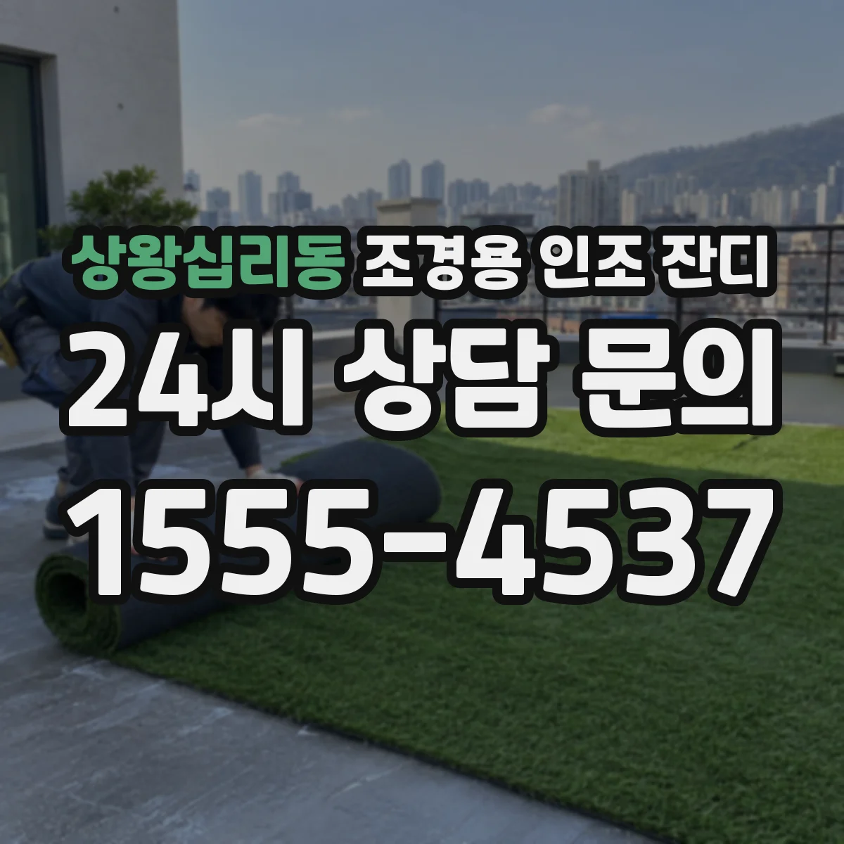 상왕십리동 조경용 인조 잔디