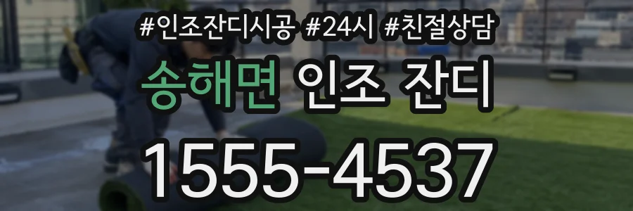 송해면 인조 잔디