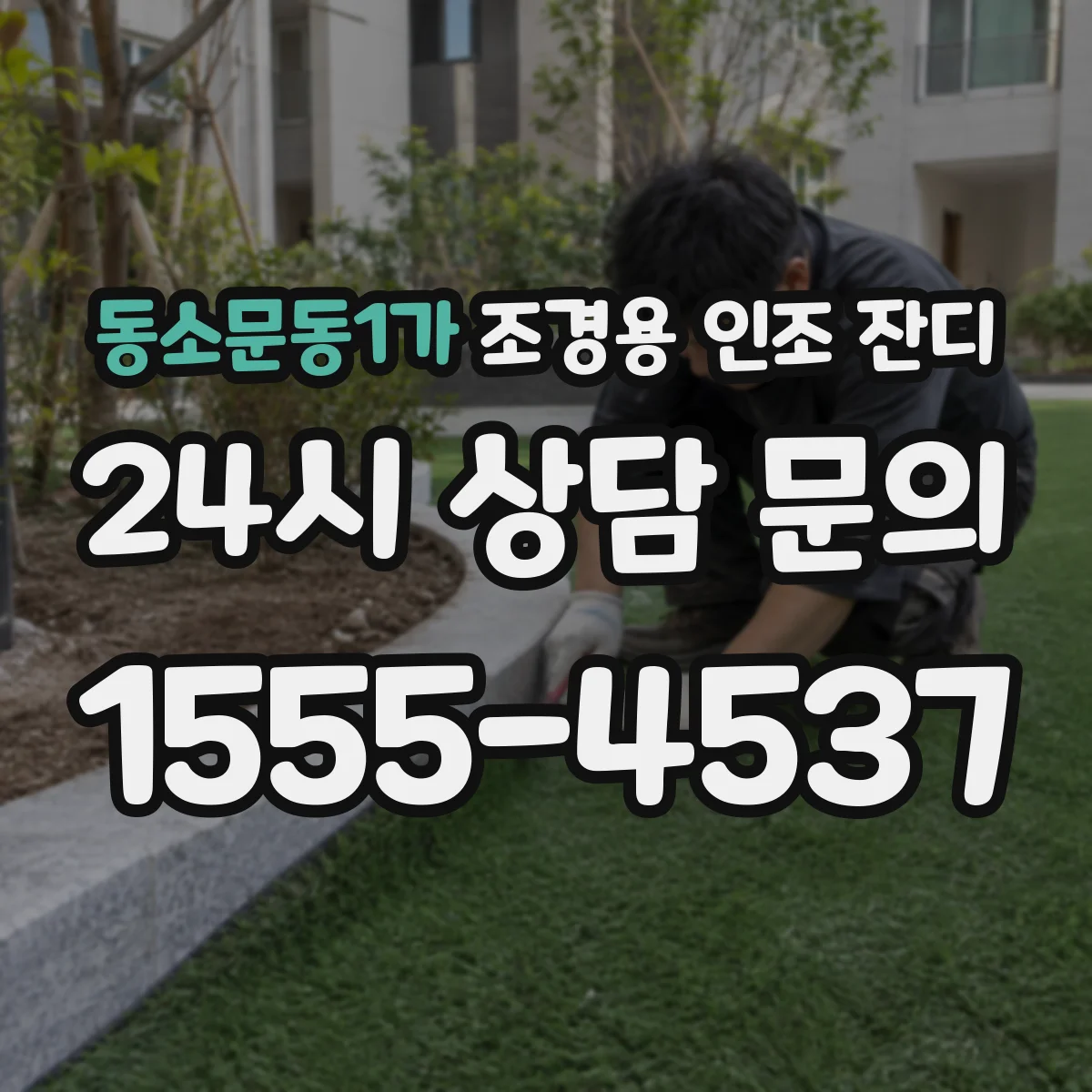 동소문동1가 조경용 인조 잔디