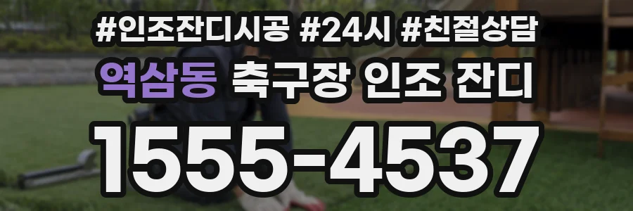 역삼동 축구장 인조 잔디