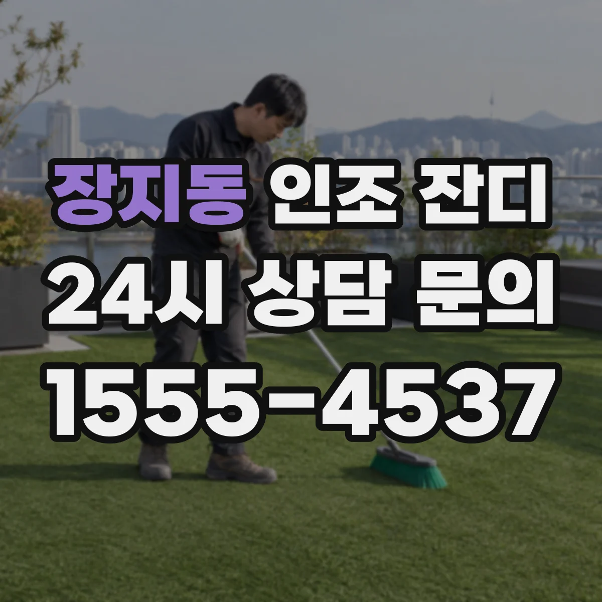 장지동 인조 잔디