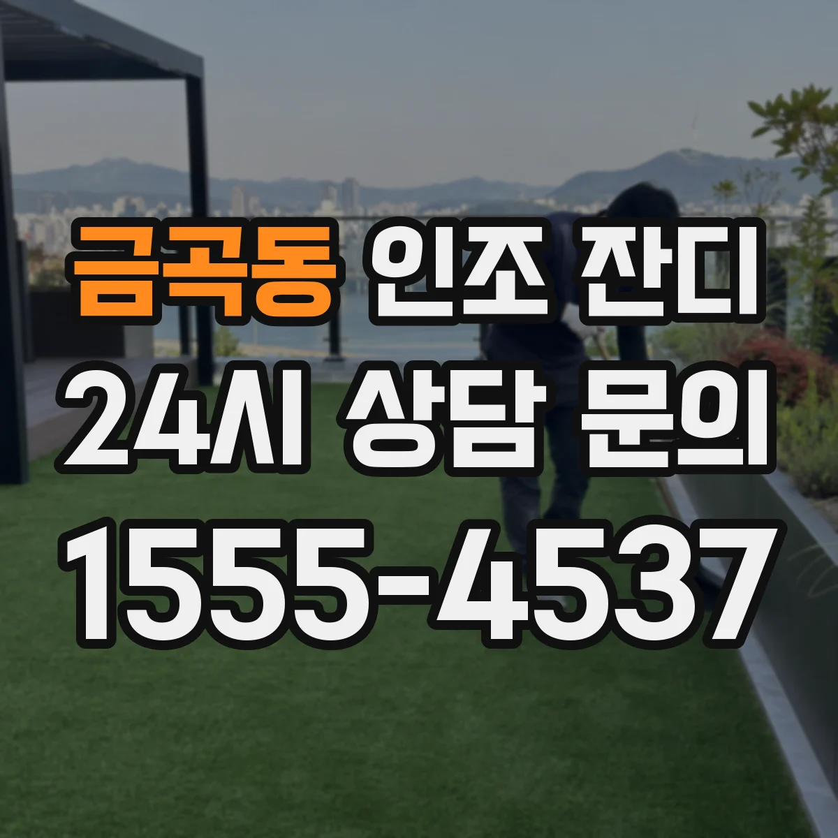 금곡동 인조 잔디