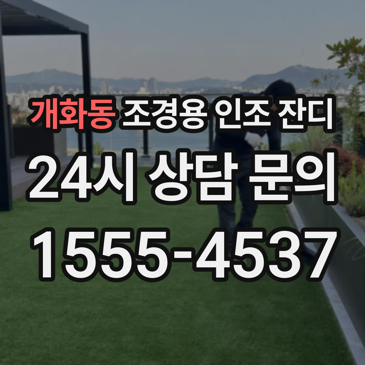 개화동 조경용 인조 잔디